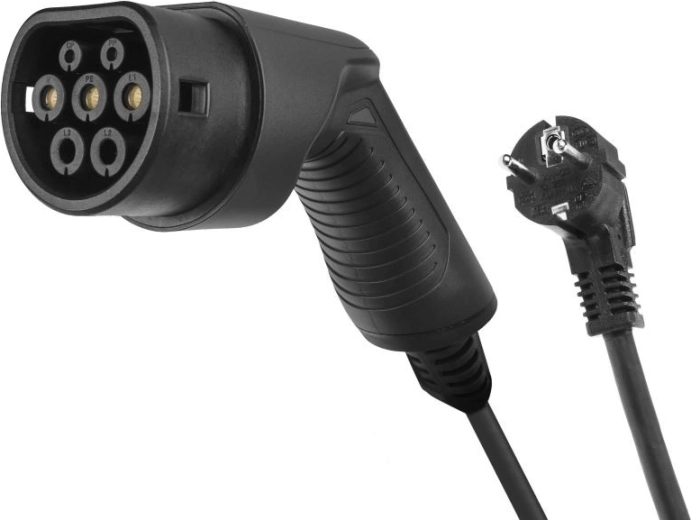 Opladning fra almindelig Schuko 230 V-stikkontakt