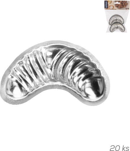 Forme til horn af fortinnet plade, store, 20 stk