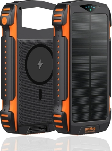 Solardrevet powerbank 4smarts TitanPack Rugged UltiMag 20000 mAh