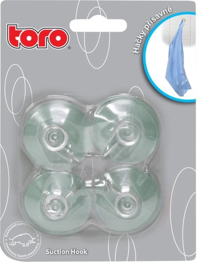 Sugekroge Toro med metalende, 4 stk.