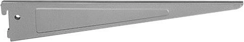Dobbelt hyldekonsol 470 mm hvid