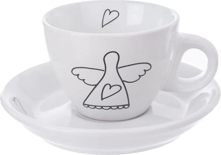 Stilfuldt design med englemotiv