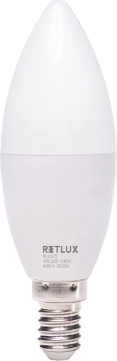 LED-pære Retlux stearinlys E14 3 W varm hvid