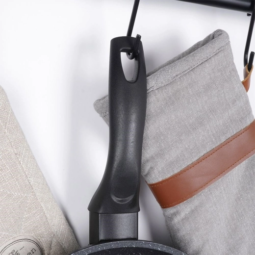 Ergonomisk, varmeisolerende håndtag