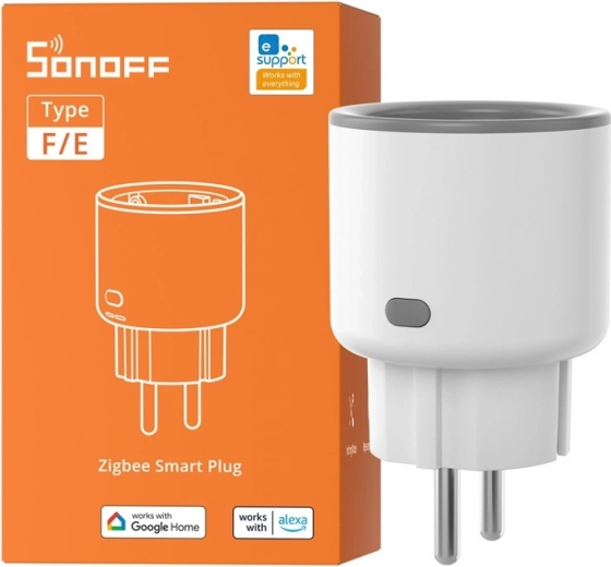 Smart stikdåse SONOFF Zigbee S60 med energimåling