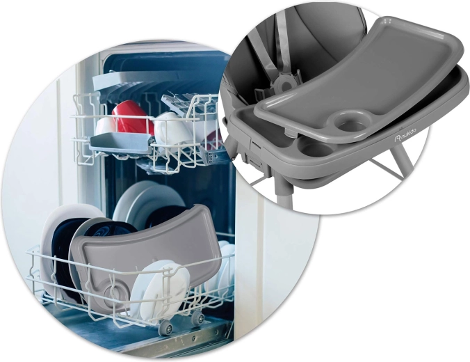 Let vedligeholdelse: bakke i opvaskemaskine, betræk kan blot aftørres