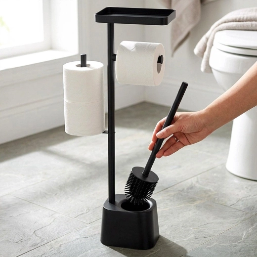 Silikone-toiletbørste til nem rengøring