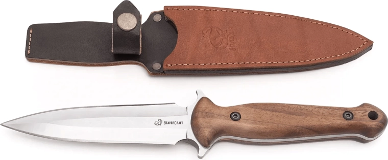 Full‑tang konstruktion og sikker bæring