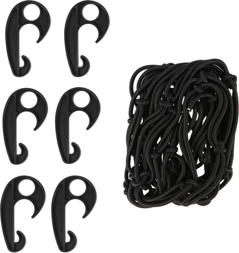 Hurtig fastgørelse med 6 kroge