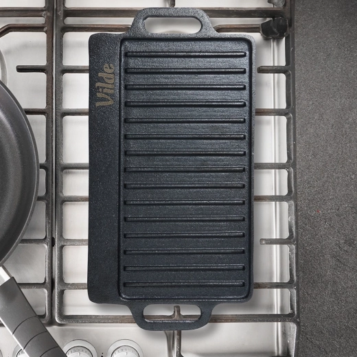 Massiv støbejern for perfekt bruning