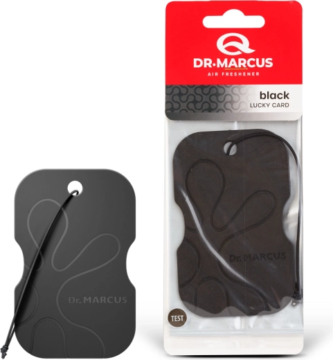 Dr. Marcus Lucky Card Black luftfrisker til bil