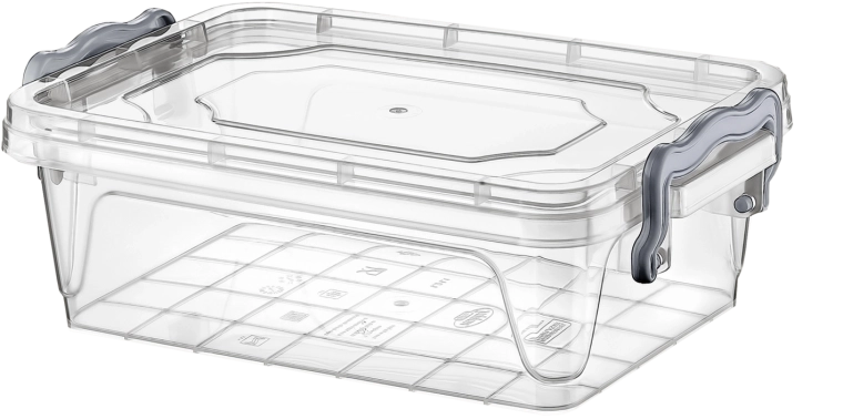 Madkasse Multi Box 6 l med låg med klips