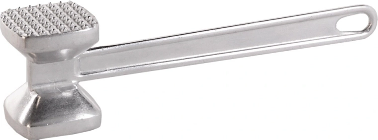 Orion dobbeltsidet kødhakker i aluminium 22,5 cm