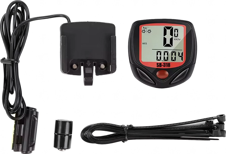 Sæt med sensor til montering på cyklen