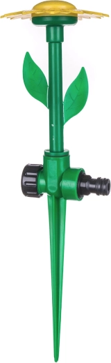 Have-sprinkler i blomsterform 35 cm, grøn