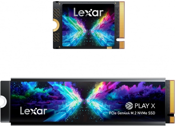 Lexar PLAY X 1 TB PCIe 4.0 M.2 NVMe SSD med adapter fra 2230 til 2280