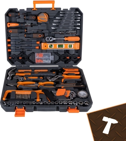 168 dele i overskuelig kuffert