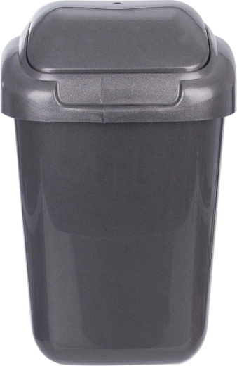 Affaldsspand UH 50 l med vippe-/klaplåg, antracit