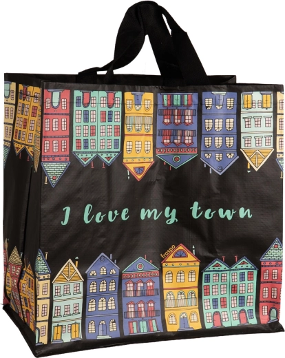 Taske Moje město 24 l (35 × 35 × 20 cm) - farvemix - 1 stk