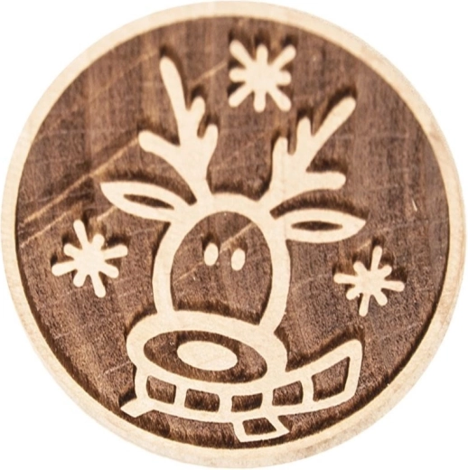 Fin, detaljeret rensdyrmotiv