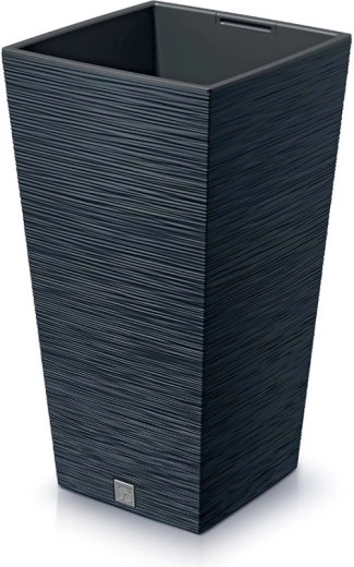 Høj plantekasse Furu Square 39,5 cm antracit