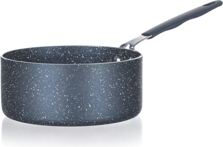 Mini kasserolle Granite grey 14 cm med non-stick belægning