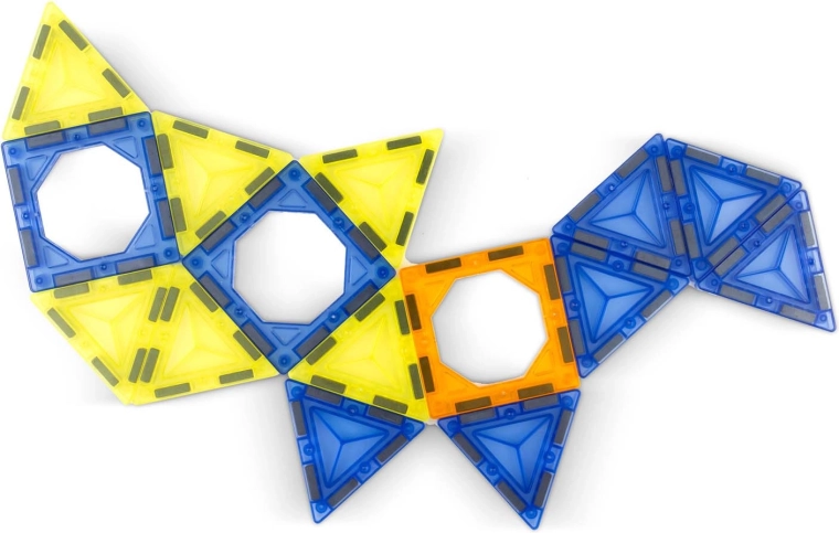 Gennemsigtige magnetdele og nem samling