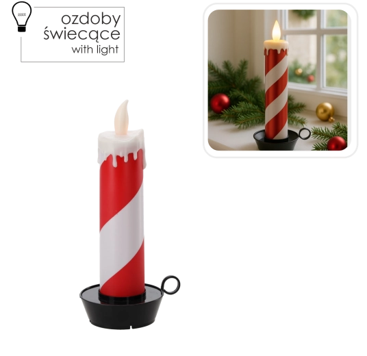 Varmt, flimrende lys uden flamme