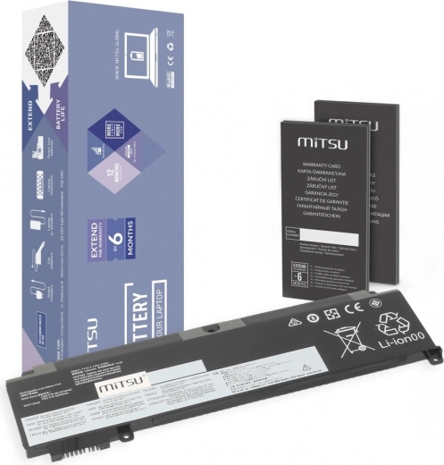MITSU-batteri til Lenovo ThinkPad T460s og T470s 2140 mAh (24 Wh)