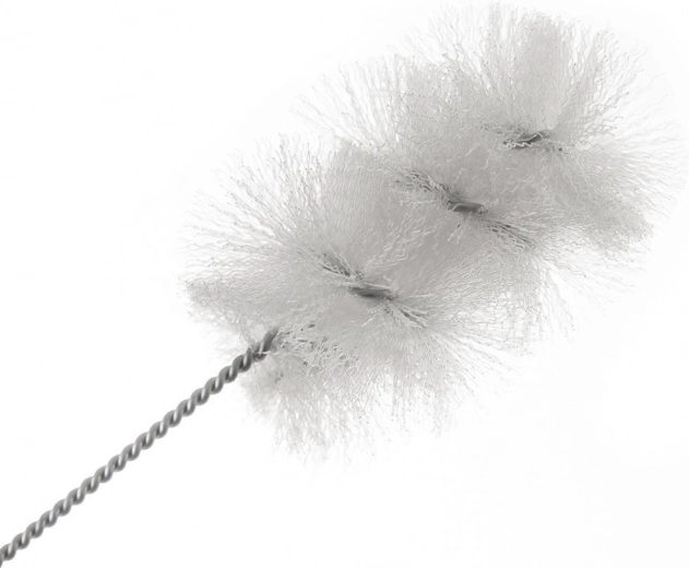 Grundig rengøring selv i smalle halsåbninger