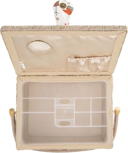 Låg med lomme og nålepude