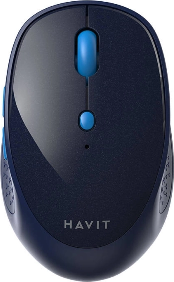 Trådløs ergonomisk mus HAVIT, blå