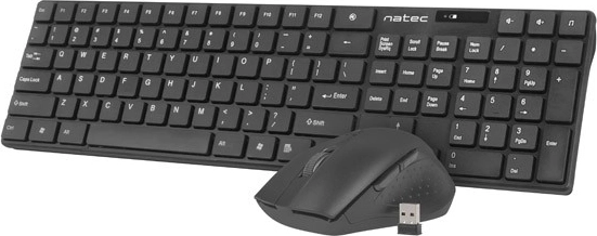 Trådløst tastatur og mus Natec Stingray