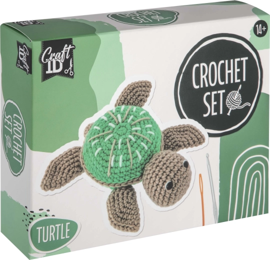 Kreativt hæklesæt – skildpadde 16 cm