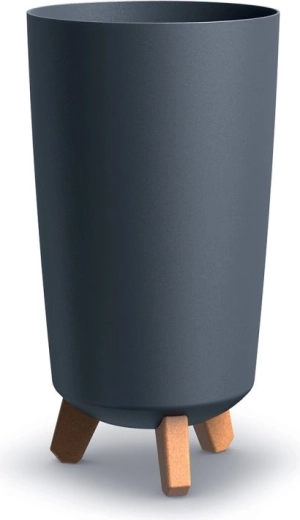 Urtepotte Gracia Tubus Slim 19,5 cm antracit