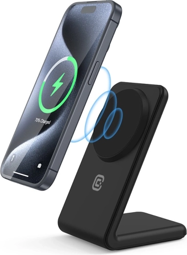 Magnetisk stander med trådløs opladning 2-i-1 med MagSafe til iPhone og AirPods – MagSafe