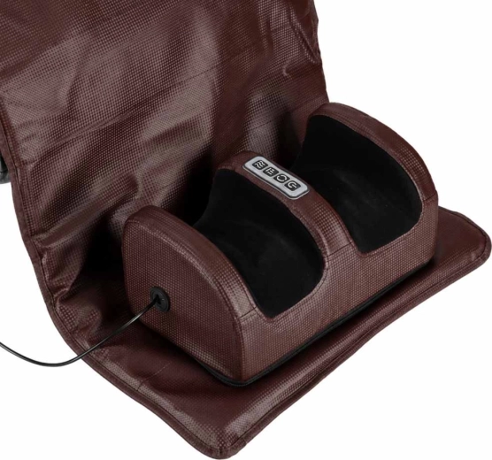 Shiatsu-pude og fodmassager som en del af sættet