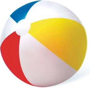 Intex blank oppustelig strandbold 51 cm