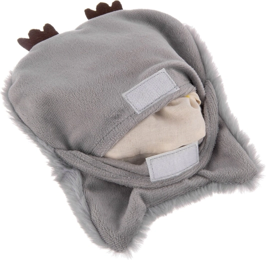 Blødt, vaskbart betræk i ugleform