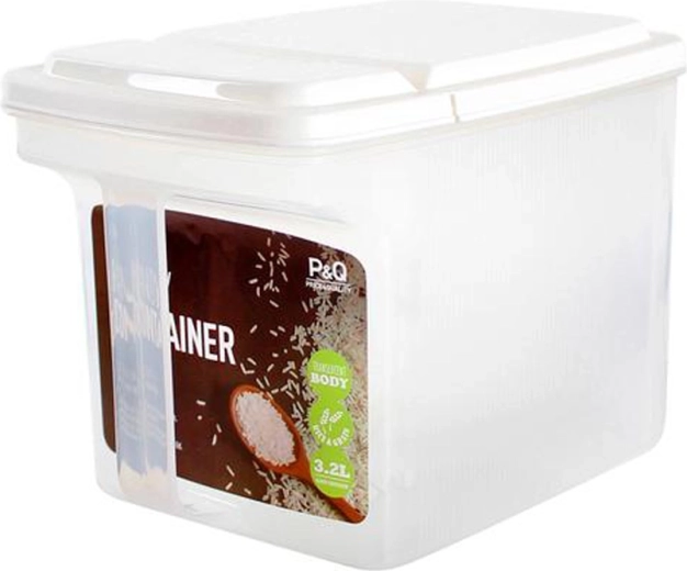 Madbeholder med vippelåg 3200 ml LOCKnLOCK