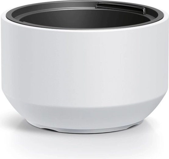 Plantekrukke med indsats 29,8 cm hvid – moderne plastikcover til planter
