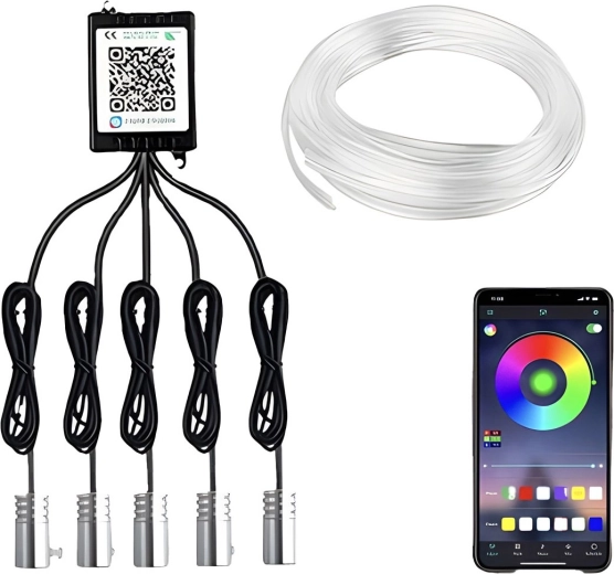 Ambient LED RGB-belysning til bilens interiør RENEW FORCE