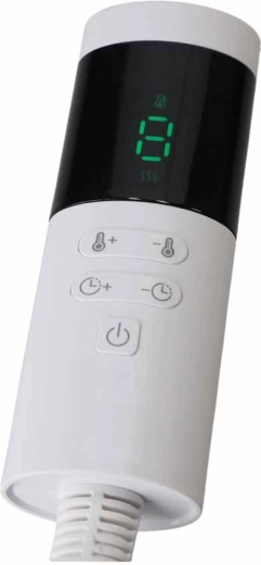Kontrol med baggrundsbelyst display og timer 1–12 t