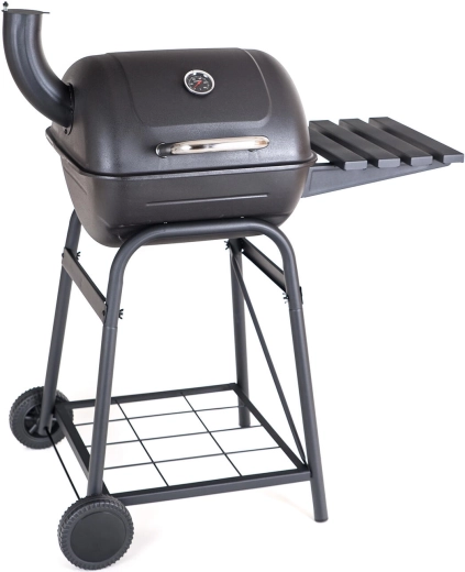 Welton tøndegrill med termometer og skorsten 81 × 101 × 49 cm
