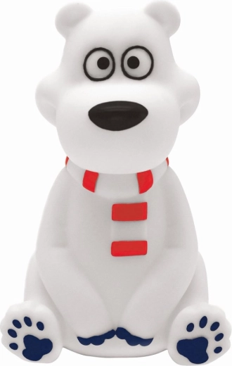 Design natlampe LED 3D bjørn