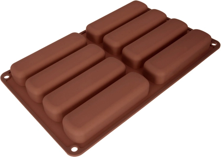 8 perfekt ens portioner på én bagning