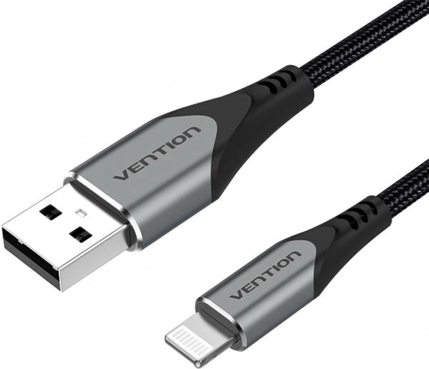 USB til Lightning-kabel Vention 1 m grå
