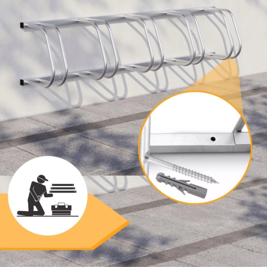 Hurtig montering på gulv og væg