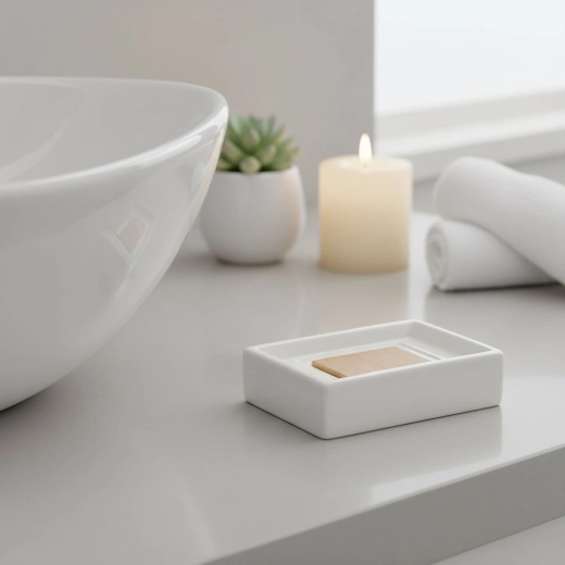 Robust keramik i ren hvid udførelse