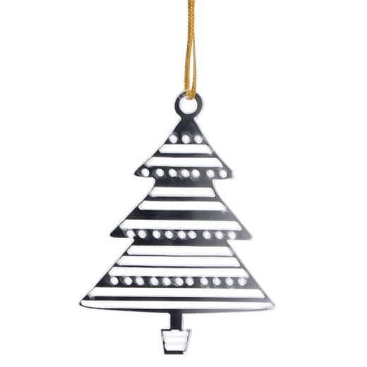 Skinnende metallisk effekt